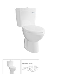 Closet Bowl TOTO Cw 660 NJ putih + TX 902CV1