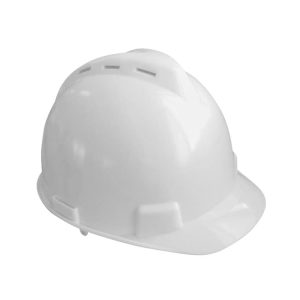 Krisbow Brim Vented Helm Keselamatan Kerja Hdpe - Putih