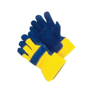 Krisbow Sarung Tangan Pengaman Kerja - Kuning/Biru