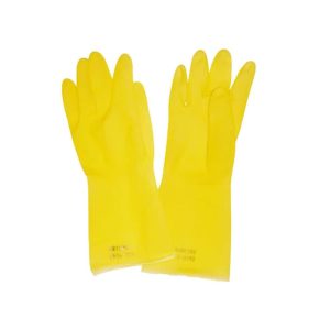 Krisbow Sarung Tangan Pengaman Latex M - Kuning