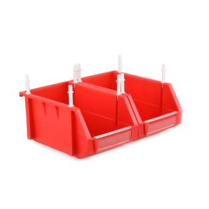 Kotak Perkakas Plastik 15X24X12.4 Cm - Merah